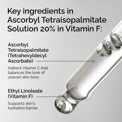 The Ordinary Ascorbyl Tetraisopalmitate Solution 20% in Vitamin F - High-Strength Brightening Oil | Dry & Mature Skin | theordinaryusa.co