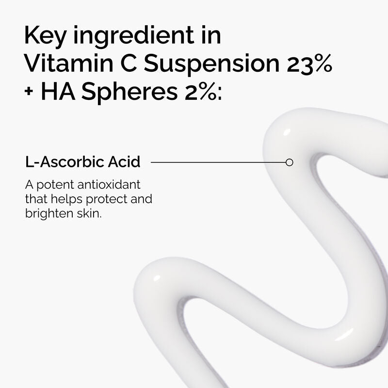 The Ordinary Vitamin C Suspension 23% + HA Spheres 2% - High-Strength Brightening Treatment | theordinaryusa.co