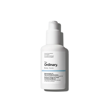 The Ordinary Niacinamide 5% Face and Body Emulsion multi-active brightening and tone-evening treatment for face and body - Official US Edition.