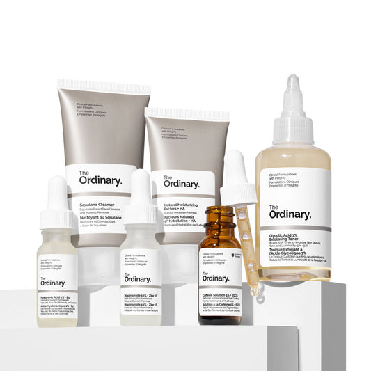The Ordinary The Mini Discovery Set 6-piece essential routine including cleansers, masque, and serums in travel-friendly sizes - Official US Edition.