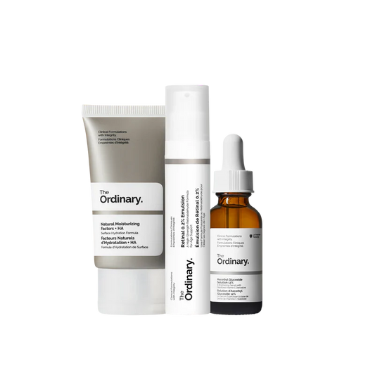 The Ordinary The Vitamin C & A Collection power duo including Ethylated Ascorbic Acid 15% and Retinal 0.2% Emulsion - Official US Edition.