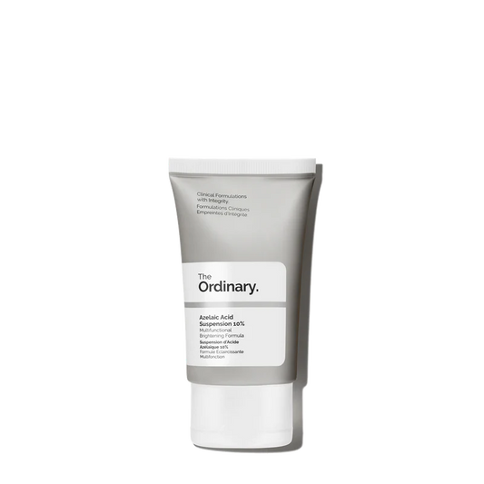 The Ordinary Azelaic Acid Suspension 10% 30ml tube for high-strength brightening and textural smoothing - Official US Edition.