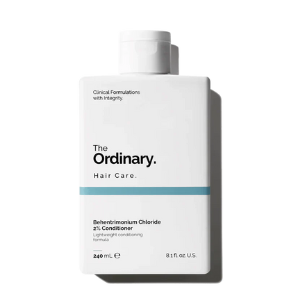 The Ordinary Behentrimonium Chloride 2% Conditioner 240ml bottle for lightweight smoothing and detangling - Official US Edition.